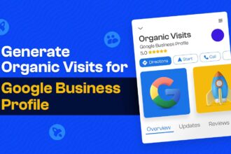 generate organic visits for google business profile