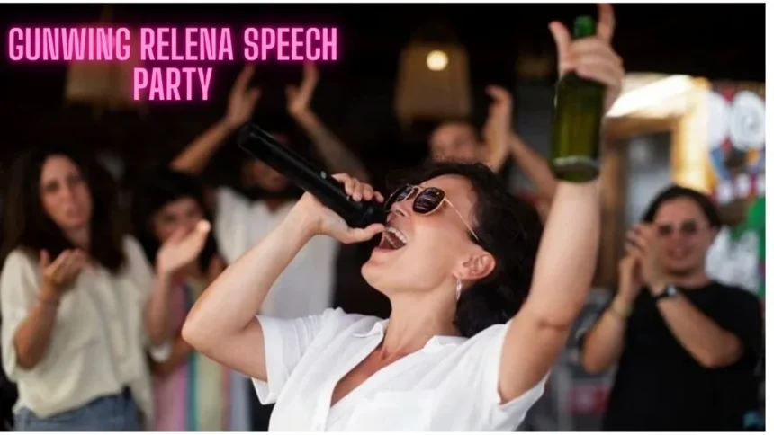 gunwing relena speech party